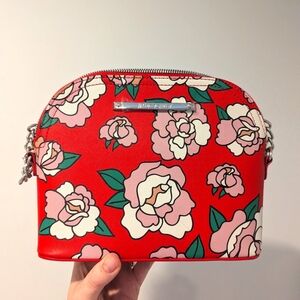NWOT Betsey Johnson crossbody rose bag